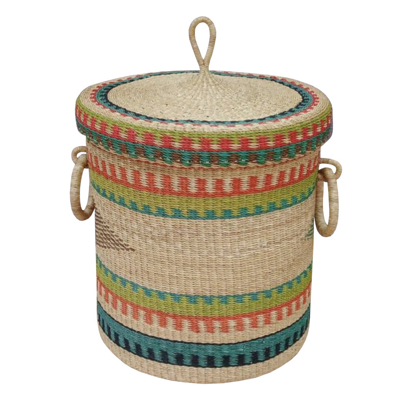 Bijan Laundry Hamper with Lid